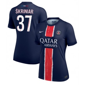 Paris Saint-Germain Milan Skriniar #37 Replika Hjemmebanetrøje Dame 2024-25 Kortærmet